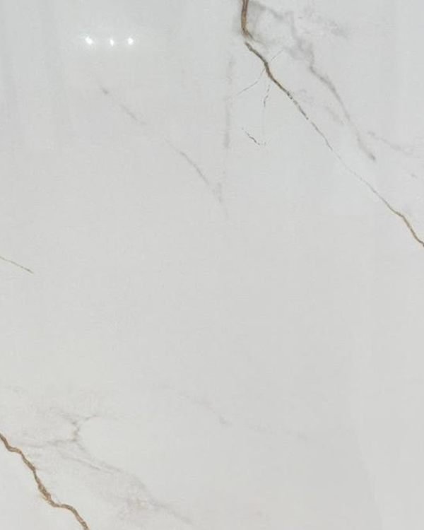 Porcelanato Ibiza, branco com veios suaves